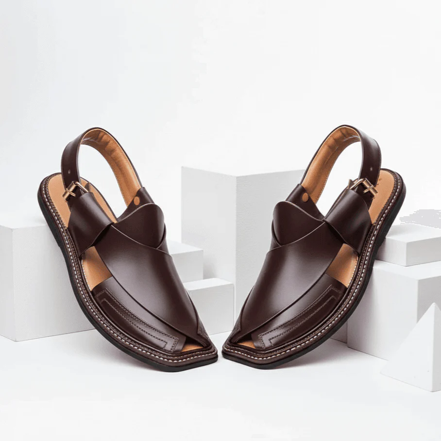 Brown Smart Zalmi Chappal - Image 2